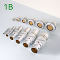 Black Chrome Straight Plug Customize Multi-Color FGG EGG 1B Series 2-16 Pins Push-Pull Self-Latching Multipole Metal Connector