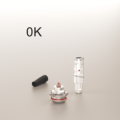 Compatible Lemo K Series Plug FGG Fixed Socket EGG 0K 2/3/4/5/6/7/9/12 Pins IP66/68 Waterproof Push-Pull Self-Latching Connector