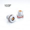 Compatible Fischer Connector DEE DEU 103F A/Z -130 Fixed Socket 2-12 Pins IP68 Watertight Vacuumtight Push-Pull Self-latching