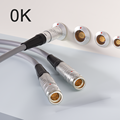 Compatible Lemo K Series Plug FGG Fixed Socket EGG 0K 2-32 Pins IP66/68 Waterproof Push-Pull Self-Latching Connector
