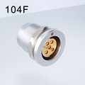 Compatible Fischer D Type Socket 104F Series IP66/68 Multipole 2-19 Pins Push-Pull Self-Latching Circular Connector CE/RoHS