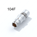 Compatible Fischer Core SS Plug 104F 2 19 Pins Waterproof IP66/68 Push-Pull Self-latching Brass Contact CE/RoHS Connectors