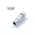 Compatible Fischer Core SS Circular Plug 103F Series 2-12 Pins Waterproof IP66/68 Push-Pull Self-Latching CE/RoHS Connectors
