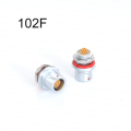 Compatible Fischer Protruding Shell Fixed Socket DBEE Watertight IP68 102F Series 2-9 Pins Push-Pull Self-Latching Connector