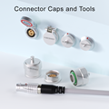 Connectors Accessories BFG/BHG/BRF/BRE/BRR Push-Pull Plug Socket Stainless Steel Housing Spring Caps Nut Tool Earthing Washer