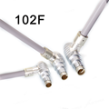 Compatible Fisher Right Angle 90 WSO Elbow Plug DBPE Socket 102F Series 2-9 Pins Waterproof IP68 Push-Pull Connector CE/RoHS