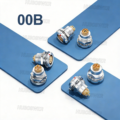 Compatible LEMO Fixed Socket EGG EEG ECG Aviation Socket 00B Series 2/3/4/5 Pins Fast Push-Pull Self-Latching Connector