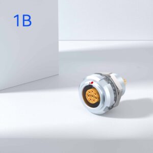 Compatible LEMO Fixed Socket EEG ECG Aviation Socket 1B Series 2-16 Pins Fast Push-Pull Self-Latching Circular Connector