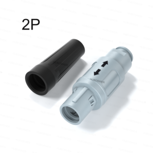Compatible Lemo PAG CAB Plug 2P Series 2-32 Pins Medical Plastic Push-Pull Connector IP50 Protection CE/RoHS Certified