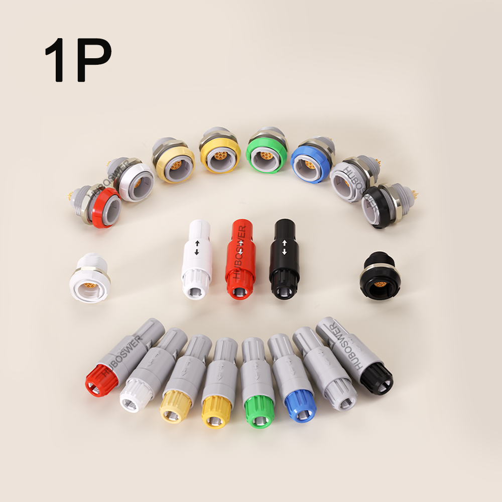 Compatible Lemo PAG PKG PLG/CAB CKB CLB 1P Series Plug Fixed Socket 2-14 Pins Medical Plastic Push-Pull Connector