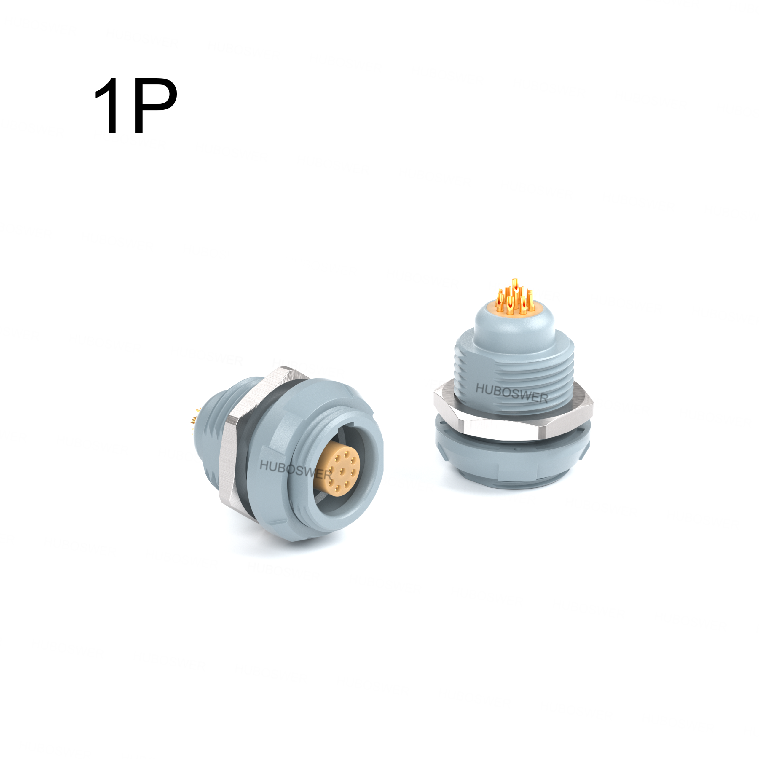 Compatible Lemo PKG PLG CKB CLB 1P Series Fixed Socket 2-14 Pins Medical Plastic Push-Pull Self-Latching Connector IP50 CE/RoHS