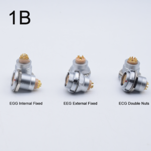 Compatible Lemo Fixed Socket EGG EEG ECG Aviation Socket 1B Series 2-16 Pins Fast Push-Pull Self-Latching Circular Connector