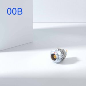 Compatible LEMO Fixed Socket EEG ECG Aviation Socket 00B Series 2/3/4/5 Pins Fast Push-Pull Self-Latching Circular Connector