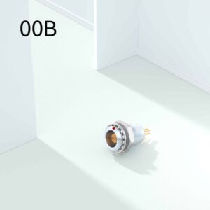 Compatible LEMO Fixed Socket EGG Aviation Socket 00B Series 2/3/4/5 Pins Fast Push-Pull Self-Latching Circular Connector