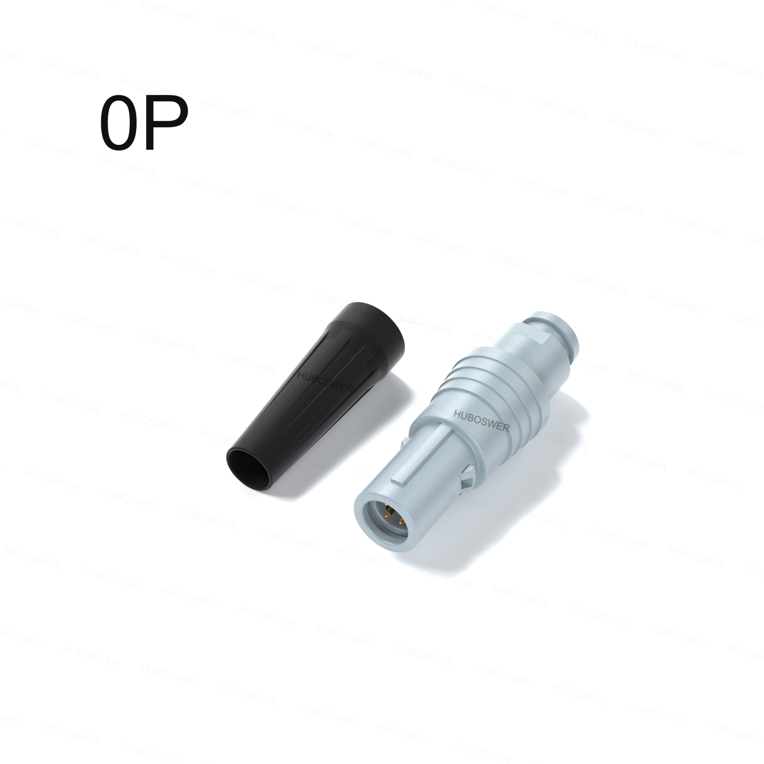 Compatible Lemo PAG CAB Plug 0P Series 2-9 Pins Medical Plastic Push-Pull Self-Latching Circular Connector IP50 Protection