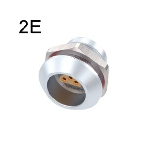 E Series 2E ERA Socket Gold-plated Push-Pull Self-Latching Waterproof IP68 Multipole Flaw Detector Coaxial Single-core Connector