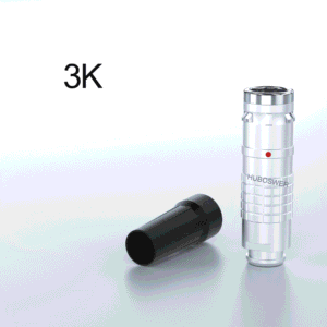 FGG Plug 3K Series 2/3/4/5/6/7/8/10/12/14/16/18 Pins Multipole Watertight IP66/68 Push-Pull Self-Latching Connector