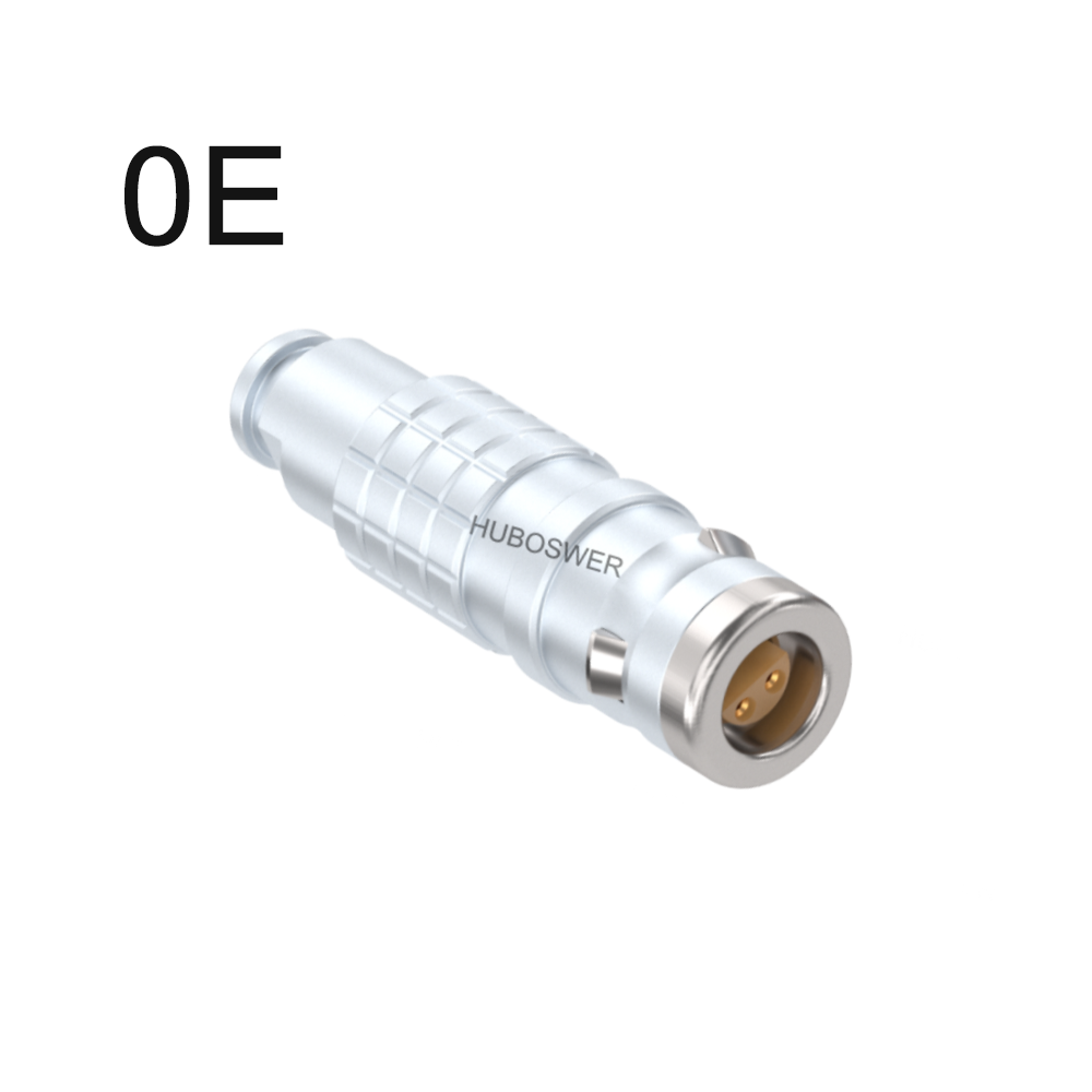 Foolproof Blind-mating Waterproof IP68 FFA Plug E Series 0E Multipole Flaw Detector Coaxial Gold-plated Copper 2-5 Connector