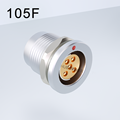 HUBOSWER Compatible Fischer D Type Socket 105F Series IP66/68 Multipole 2-27 Pins Push-Pull Self-Latching Circular Connector