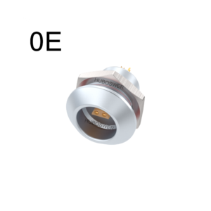 HUBOSWER Foolproof Blind-mating Push-Pull Self-Latching Waterproof IP68 ERA Socket E Series 0E Multipole Flaw Detector Connector