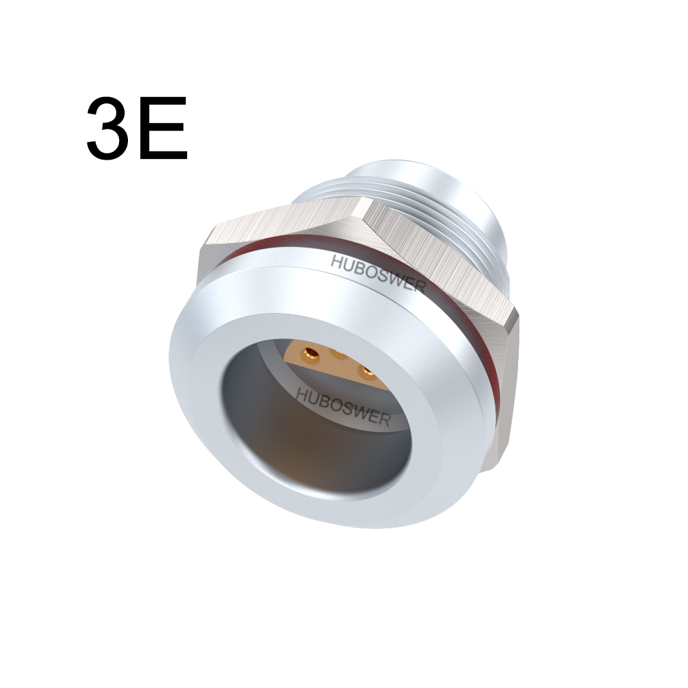 Multipole 1-18P Foolproof Blind-mating Waterproof IP68 ERA Socket 3E Series Flaw Detector Coaxial Push-Pull Connector