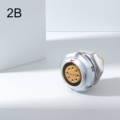 PCB Socket Print Straight Elbow 90 Degree Contacts ECG 2B Series 2-32 Pins Circular Push-Pull Self-Latching IP50 Connector