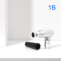 Right Angle Elbow 90 Degree FHG Plug 1B Series 2-16 Pins Push-Pull Self-Latching Gold-plated Copper Circular Male Connector